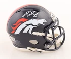 Jerry Jeudy Signed Broncos Speed Mini Helmet (Beckett)