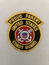United States Coast Guard Proud Parent Patch - New! 