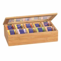 Teebox Bambus Mit 10 FäChern