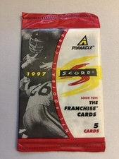 1997 Pinnacle Score NFL Football Factory Sealed Booster Pack