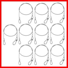 Stage Lights Safety Cables 110 lb Load Duty 31.5'' Stainless Steel Security R...