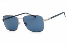 New Hugo HG 1269/S 0R81KU Matte Ruthenium/Blue 57-16-145 Sunglasses