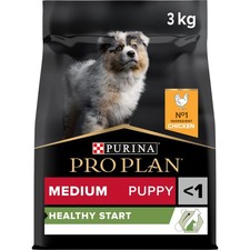 PRO PLAN Medium Puppy Healthy Start up to 12-15 Months Dry Dog Food Chicken 3kg 6.45 per kilo