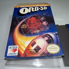 ORB-3D (Nintendo NES 1990) Comes With Original Box