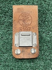 Vintage Klein Tools 5197 Leather Belt Tape Ho...