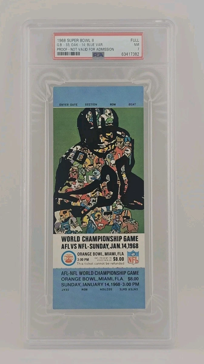 Super Bowl In Vintage Sports Ticket Stubs for sale | eBay