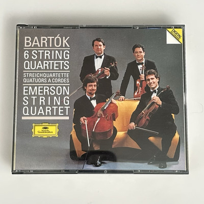 Bartok 6 STRING QUARTETS Emerson String Quartet [DG 2 CD Box Set] CDs are NM