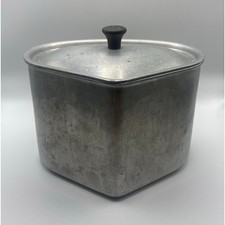 Vintage Wear-Ever Aluminum Triangular Pot w/ Lid Pat. Pending Camp Cookware