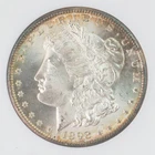 UNCIRCULATED 1887-O MORGAN SILVER DOLLAR, ANACS AU58, NO RESERVE 90% Silver