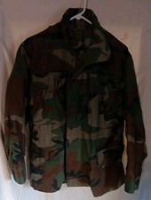 Alpha Industries Jacket Sm/x-short Woodland Camo M-65 Field Military US Army