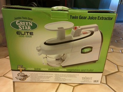 Tribest Green Star Elite Masticating Slow Juicer - White GSE-5000