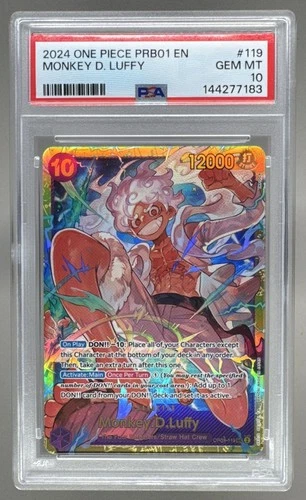 144277183 Monkey D. Luffy 2024 One Piece The Best PRB01 OP05-119 PSA 10