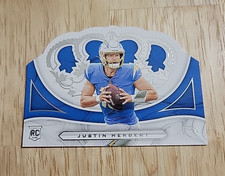 2020 Chronicles JUSTIN HERBERT Crown Royale Die Cut #CR-3 Rookie RC Chargers