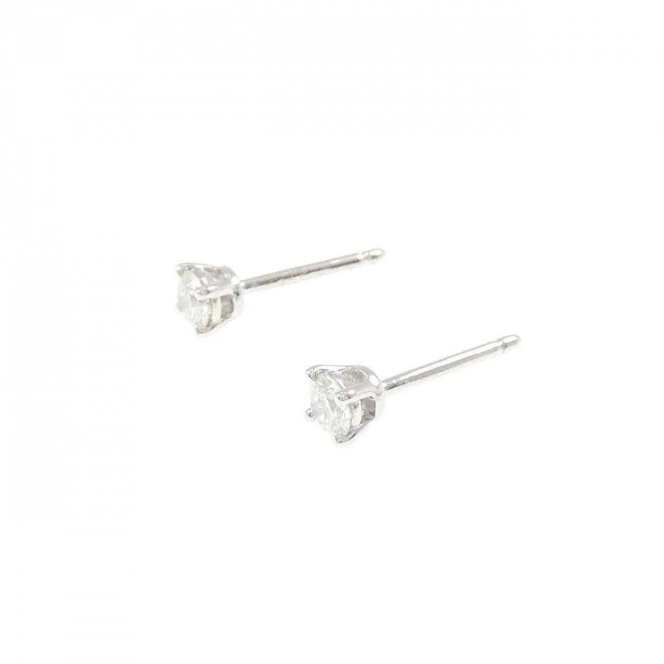 Authentic Tiffany & Co. solitaire Earrings  #260-004-635-6802 - Image 2 of 4