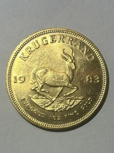 1983 Gold Krugerrand 1 oz — photo from the most recent tracked eBay sale