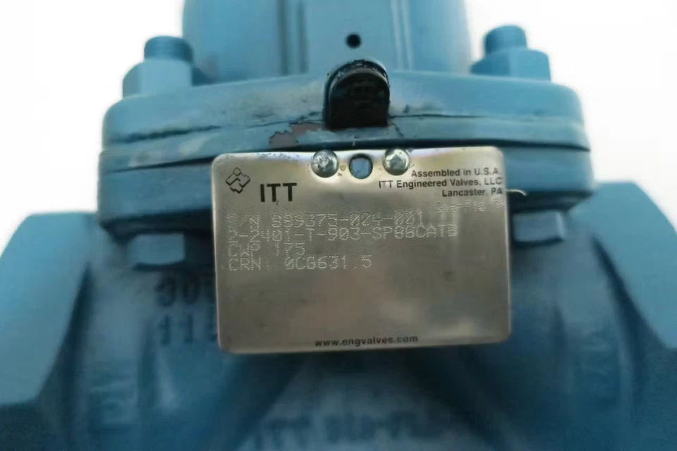 Itt 2-2401-T-903-SP88CATB Dia-flo Manual Iron Diaphragm Valve 2in Npt - Image 4 of 4