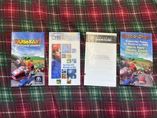 Mario Kart Double Dash Nintendo GameCube Manual Instruction Booklet  3 Inserts