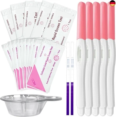 MARKE HENJUNU 20 Stück Schwangerschaftstest Frühtest Einzeln verpackt F