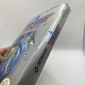 Nintendo NES Top Gun Second Mission No Manual Tested Works BOX DAMAGE READ