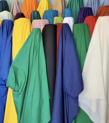 50 Yards Wholesale Poly Cotton Fabric 59" Wide - Assorted Colors