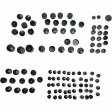 Drag Specialties 2401-0699 Bolt Covers Deluxe 111 Piece Kit  Up FLH FLT Model