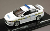 Mitsubishi Lancer Malaysia Police Wache 2007 Vitesse 29313 1:43 Metall
