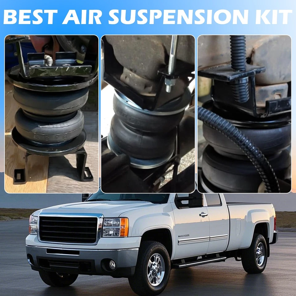Kit de resorte de suspensión de bolsa de aire para Chevrolet Silverado GMC Sierra 2500 / 3500 HD Foto 4 de 4