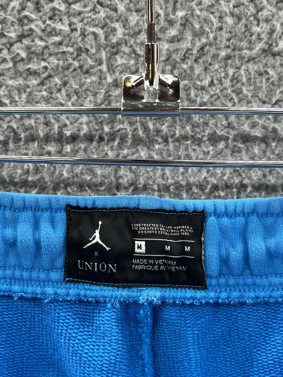 Air Jordan Men's Blue Union Flight Sweat Pants Size Medium Air Jordan Men's Blue Union Flight Sweat Pants Size Medium