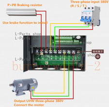 3 phase 380V 30KW Vector Frequency Inverter VFD frequency Converter AC Drive
