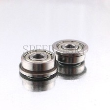2 x F623zz Mini Metal Double Shielded Flanged Ball Bearings 3mm 10mm 4mm