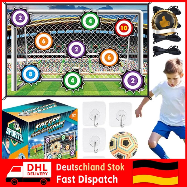 Football Soccer Goal Set For Kids Indoor Soft Flannel Ball Sports Toy Game Set-image