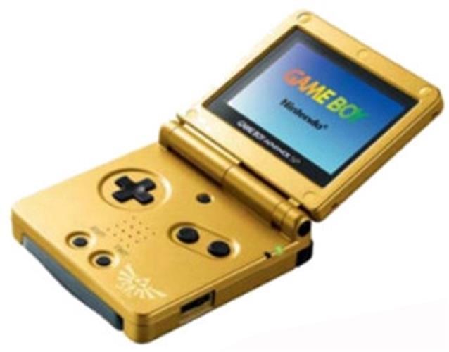 Game Boy Advance SP Legend of Zelda Gold Handheld System | Compra