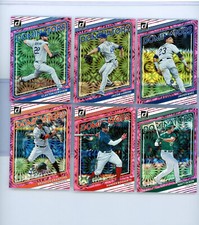 ⚾ 12 - 2022 DONRUSS DOMINATORS PINK FIREWORKS INSERT SET KERSHAW ALTUVE MARTE ++