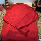 IZOD GOLF WINDBREAKER PERFORM-X HI-TECH FABRIC SIZE S RED AND BLACK 1/4 ZIP NEW — photo 9