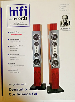 HiFi & Records 3/2002 Dynaudio Confidence C4 Lindemann D 680 Quad ESL 988