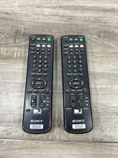2 Sony RM Y812 DirectTV Satellite Receiver Remote Control Black Tested Working