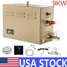 9KW Self-Draining Sauna Steam Generator Commercial Home Shower System Bath Spa