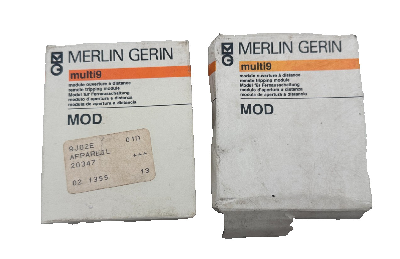 Module d'ouverture à distance Multi9 Merlin Gerin en lot de 2 pièces