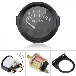 gauge pressure sensor oil psi 52mm motor led digital 12v