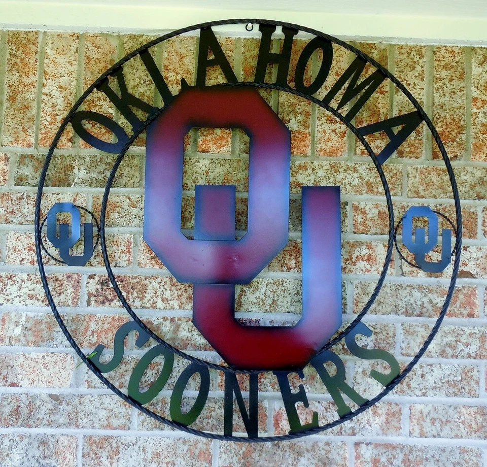 12",18",24",32",36" CUSTOM METAL VINTAGE SIGN WESTERN HOME DECOR TEAM WALL ART - Image 3 of 4