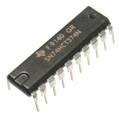 5 x SN74HT374N D-Latch  8-Bit-Bus nicht invertierend von Texas Instruments DIP20
