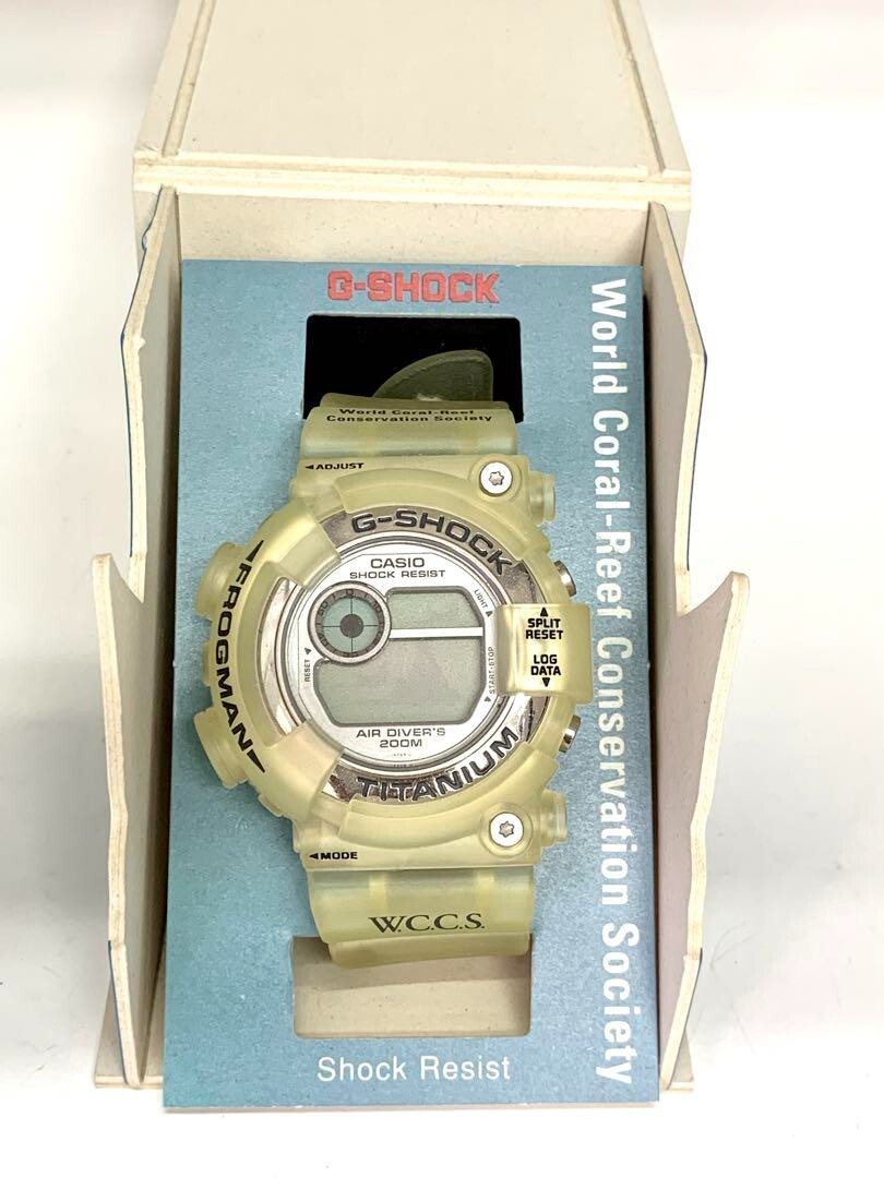 G-SHOCK FROGMAN Watch W.C.C.S. DW-8201 WC-8T Clear color W G-SHOCK FROGMAN Watch W.C.C.S. DW-8201 WC-8T Clear color W