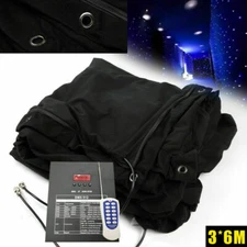 LED Star Stage Backdrop - 20x10FT LED Star Curtain Background Starry Sky DMX512