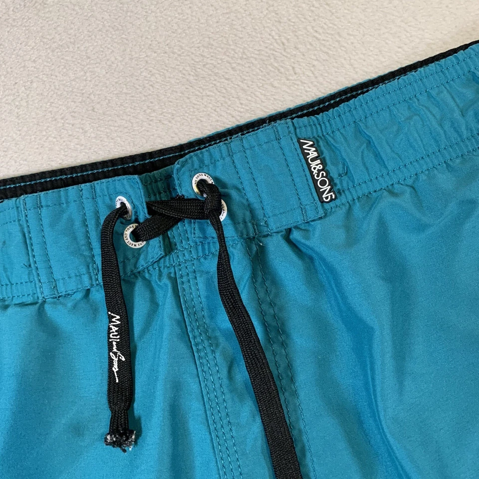 Bañador Maui And Sons para Hombres 38 Pantalones Cortos de Playa Surf Y2K Funky Verde Exterior Foto 3 de 4