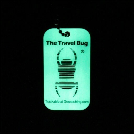 Geocahing Qr Bug Voyage - Glow IN The Dark Vous Pouvez les Suivre geocoin - Photo 2/2