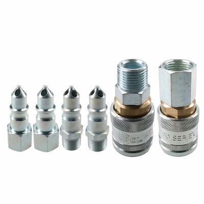 PCL 100 Series Female Coupler 1/2'' BSP Thread & 3/8'' Male Adaptors Fittings