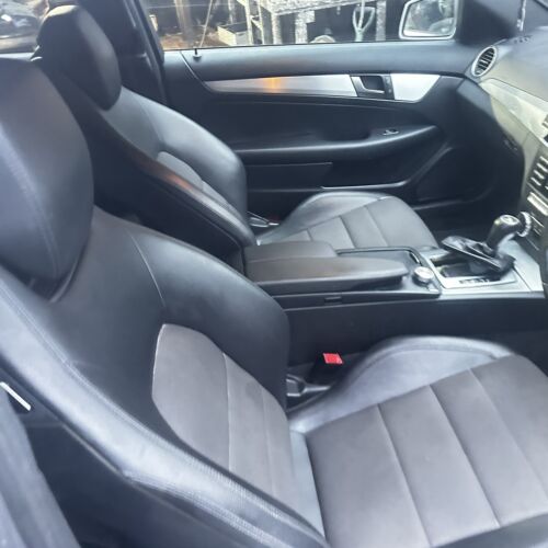 MERCEDES C CLASS COUPE W204 Leather interior Seats set "2009-2014 /breaking - Picture 9 of 18