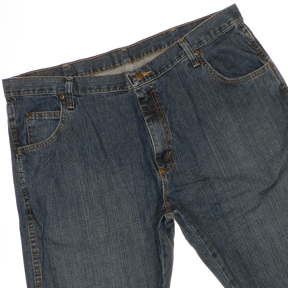 Wrangler Jeans Straight Leg Mens Size 40x32 Measures 39x31 Blue Cotton Denim thumbnail 5