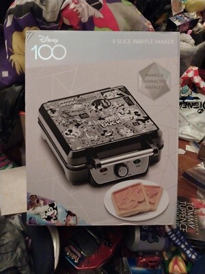 Disney 100 Years~NIB Waffle Maker Makes 4 Characters Donald
