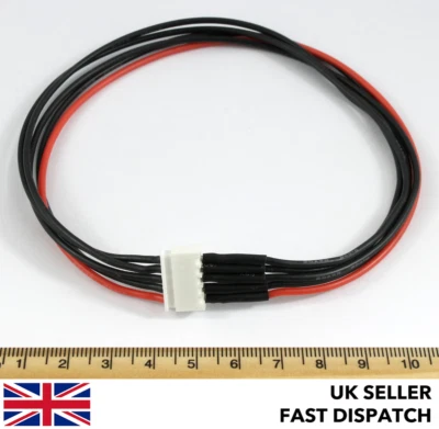 4S JST-XH Balance Charge Extension Cable Lead Wire 300mm Lipo RC 4 Cell 14.8v